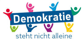 Das Logo zum "Jahr der Demokratie" des Internationalen Bundes (IB)